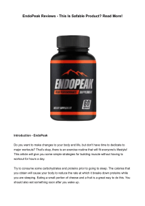 EndoPeak Reviews - This Is Safable Product? Read More!