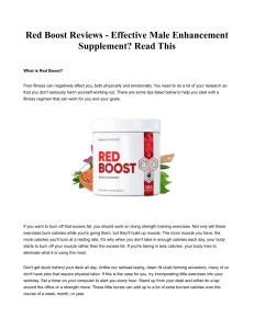 Red Boost Reviews - Effective Male Enhancement Supplement? Read This!