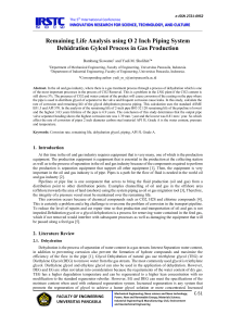 Piping System Remaining Life Analysis in Gas Production