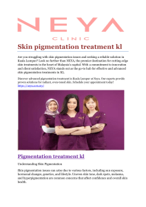 pigmentation treatment kl