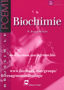 Biochimie (PCEM1).