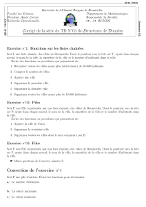 Corrigé de la série de TD N 03 de Structures de Données