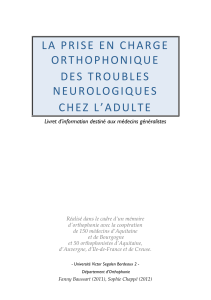 La PEC orthophonique en neuro adulte (1)