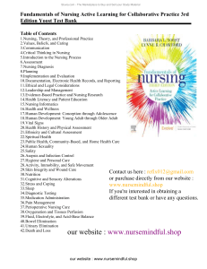 Test Bank for Fundamentals of Nursing Active Learning for Collaborative Practice 3