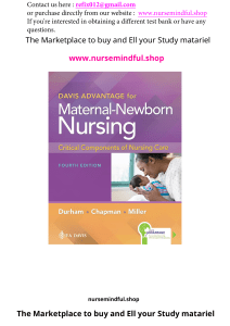 Maternal-Newborn Nursing The Critical Components of Nursing Care, 4th Edition