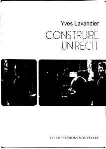Construire un récit - Yves Lavandier