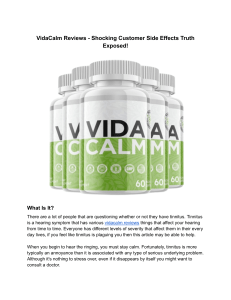 VidaCalm Reviews - Shocking Customer Side Effects Truth Exposed!