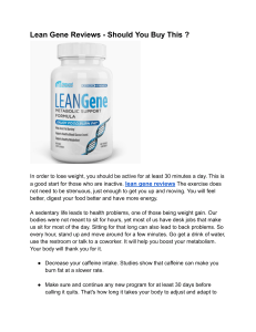 Lean Gene Reviews