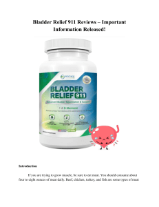 Bladder Relief 911 Reviews – Important Information Released