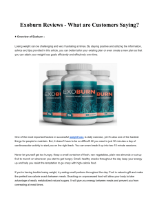 Exoburn Reviews - What are Customers Saying?