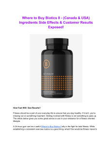 Where to Buy Biotics 8 - (Canada & USA) Ingredients Side Effects & Customer Results Exposed!
