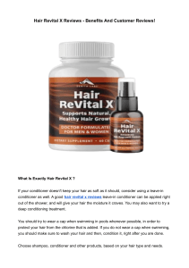 Hair Revital X Reviews