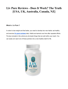 Liv Pure Reviews - Does It Work  The Truth [USA, UK, Australia, Canada, NZ]