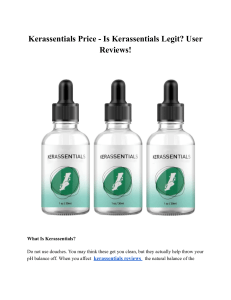 Kerassentials Price - Is Kerassentials Legit? User Reviews!