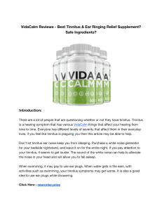 VidaCalm Reviews - Best Tinnitus & Ear Ringing Relief Supplement? Safe Ingredients? 