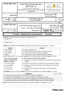 examen régional svt 3ac apic PDF (version française) fichie.com