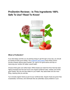 ProDentim Reviews - Is This Ingredients 100% Safe To Use  Read To Know!