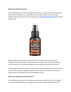 Hair Revital X Reviews 