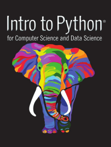 Intro to Python for computer science and data science,Paul Deitel and Harvey