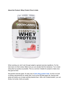 Best Whey Protein For Muscle Gain - Information No One Will Tell You! [Updated]
