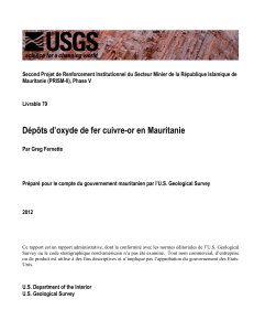Depot IOCG en Mauritanie