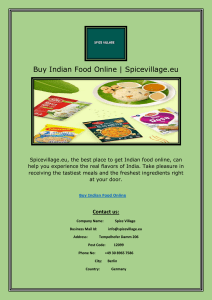 Buy Indian Food Online