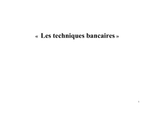 techniques bancaires cours