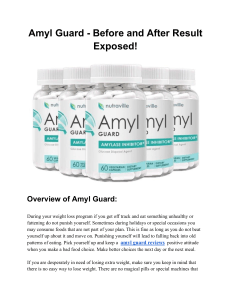 Amyl Guard - Before and After Result Exposed!