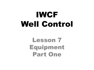 IWCF Equipment