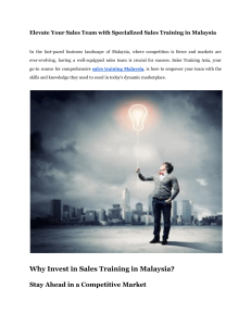 Sales training malaysia