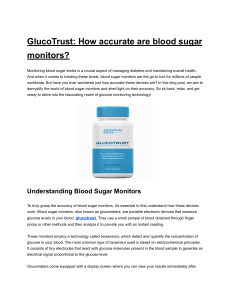 GlucoTrust: How accurate are blood sugar monitors?