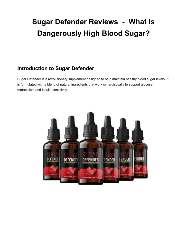 sugar-defender-reviews-what-is-dangerously-high-blood-sugar