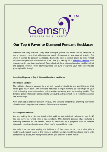 Our Top 6 Favorite Diamond Pendant Necklaces