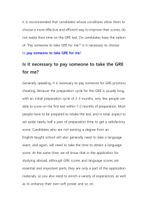10 reasons why you should consider paying someone to take GRE for you