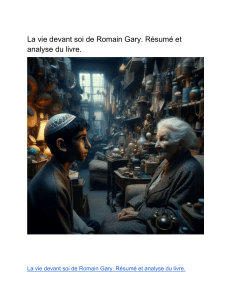 [Télécharger PDF] La vie devant soi de Romain Gary. Résumé et analyse du livre 