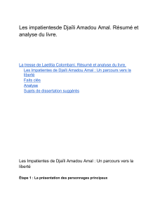 [Télécharger PDF] Les impatientesde Djaïli Amadou Amal. Résumé et analyse du livre 