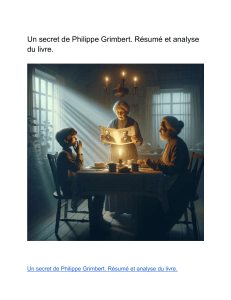 [Télécharger PDF] Un secret de Philippe Grimbert. Résumé et analyse du livre 