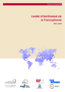 cadre strategique 2023 2030 (sommet xviii)