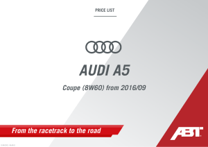 ABT Audi A5 8W60 Coupe 09-2016 201 c