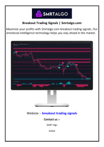 Breakout Trading Signals  Smrtalgo.com