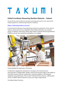 cmm measuring machine malaysia