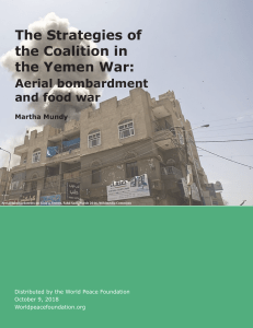 Strategies of Coalition in Yemen War