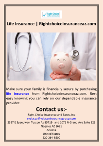 Life Insurance  Rightchoiceinsuranceaz.com