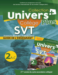MP Guide L'Univers Plus SVT 2AC