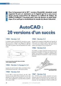 autocad  20 versions