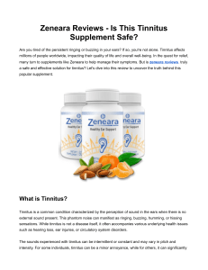Zeneara Reviews - Is This Tinnitus Supplement Safe