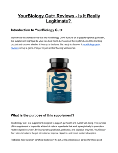 YourBiology Gut+ Reviews - Is it Really Legitimate