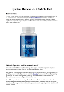SynoGut Reviews - Is it Safe To Use