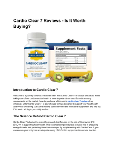 Cardio Clear 7 Reviews - Is It Worth Buying!
