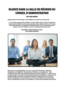 Méditation en entreprise : transformer les lieux de travail